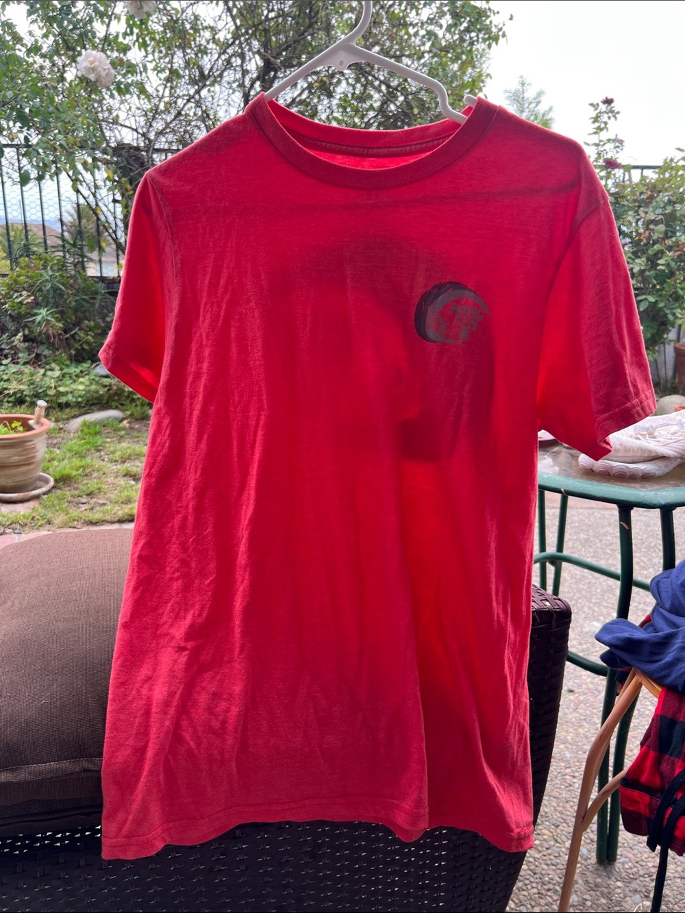 Hang Ten Men's Red Short Sleeve Graphic Tee